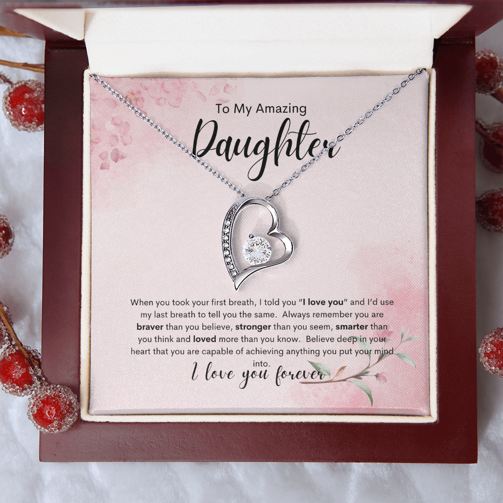 Forever Love Necklace Gift To Daughter