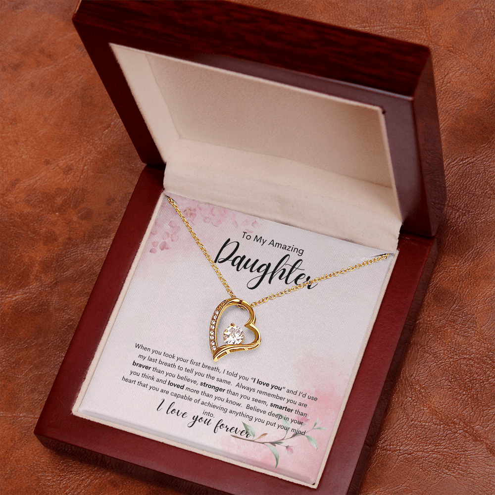 Forever Love Necklace Gift To Daughter