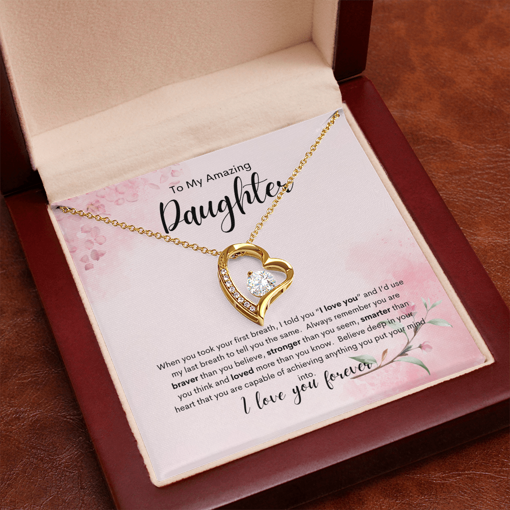 Forever Love Necklace Gift To Daughter
