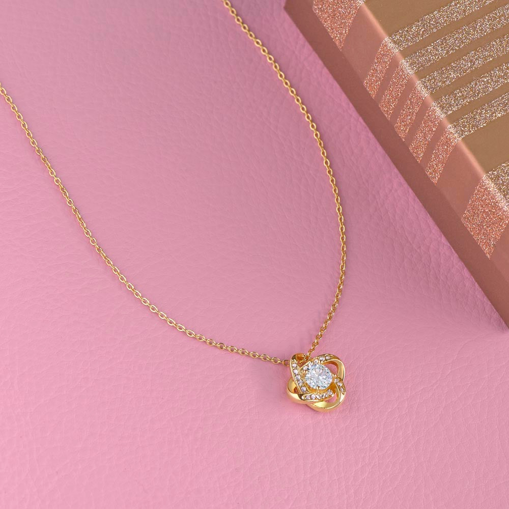 Love Knot Necklace Gift to My Soul Mate
