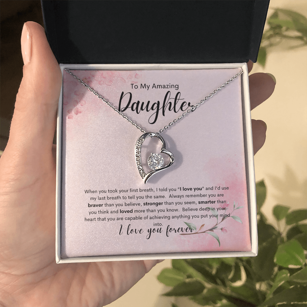 Forever Love Necklace Gift To Daughter