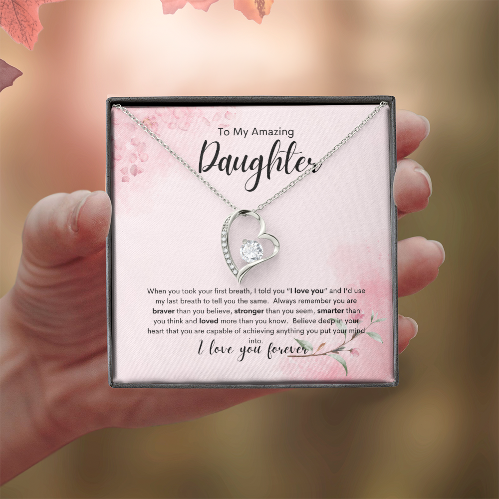 Forever Love Necklace Gift To Daughter