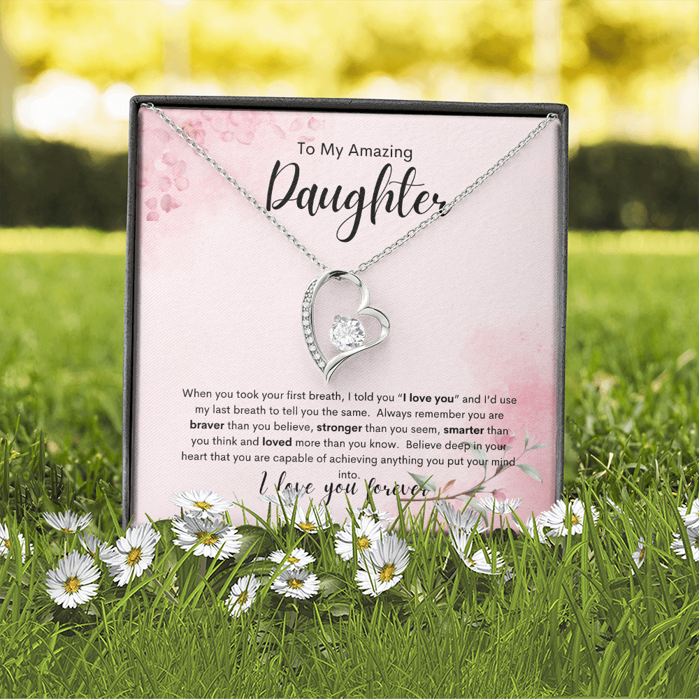 Forever Love Necklace Gift To Daughter