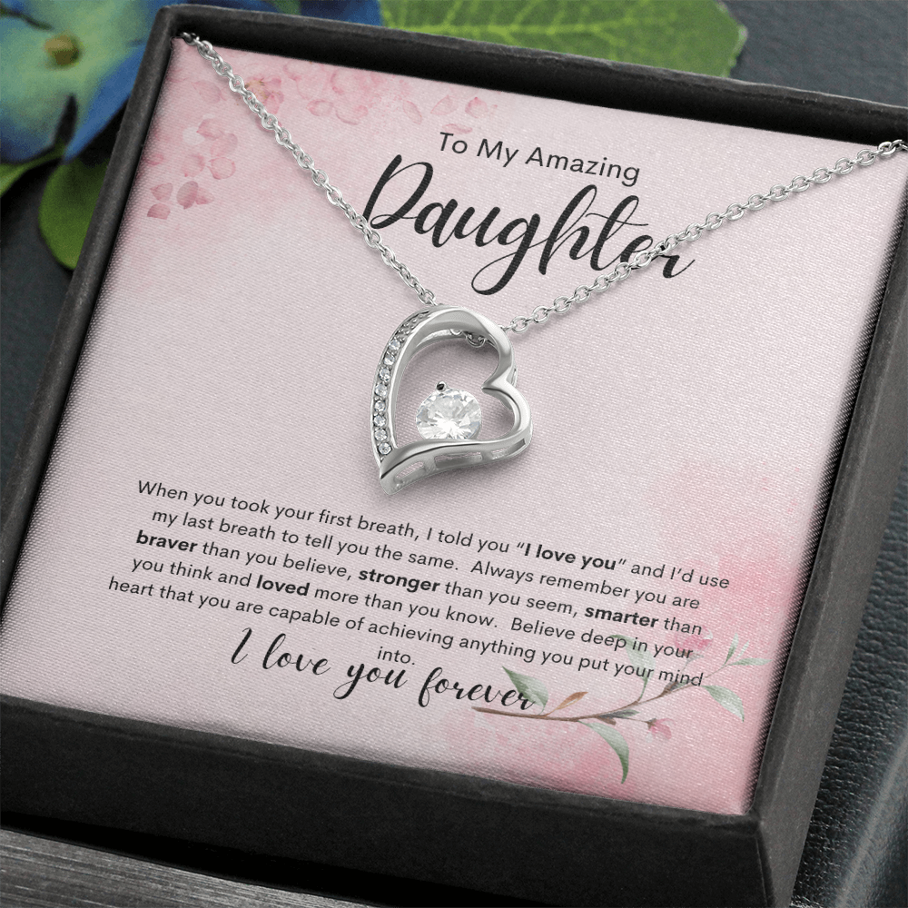 Forever Love Necklace Gift To Daughter